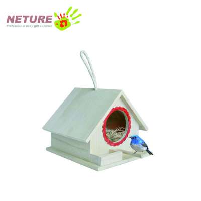 Wooden Bird Nest Box Bird House for Pet Accessory